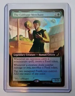 MTG The Cabbage Merchant #0203 FOIL Borderless Rare Avatar Legendary TLE - Image 1