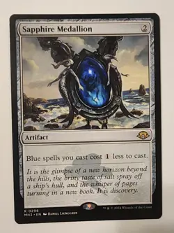 Mtg Modern Horizons 3 Sapphire Medallion NM - Image 1
