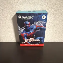 SDCC 2025 Magic the Gathering Spider-Man Welcome Deck - Blue Spider-Man 2099 - Image 1