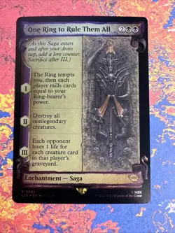 One Ring to Rule Them All (Showcase Scrolls) - Universes Beyond [FOIL] - Image 1