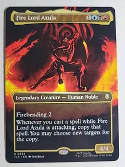 FIRE LORD AZULA BORDERLESS Avatar: The Last Airbender MTG 0334 TLA 🔥 - Image 1