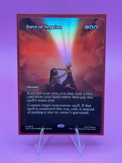 Force Of Negation (Borderless) - MTG Avatar: The Last Airbender - Foil - 0013 NM - Image 1