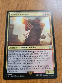 MTG, NM/MINT, Boomer Scrapper, R, Universes Beyond Fallout, PIP 095 - Image 1