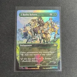 A Realm Reborn R 0566 (Borderless) (Chocobo Track Foil) Final Fantasy MTG NM - Image 1