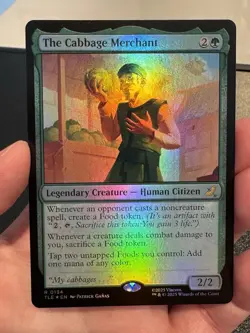 Magic The Gathering The Cabbage Merchant Avatar The Last Airbender Eternal Foil - Image 1