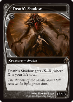 Death's Shadow (Future Sight) [Mystery Booster 2] Magic MTG - Image 1