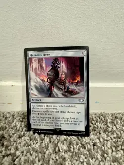 MTG Magic the Gathering Herald's Horn (241/640) Warhammer 40,000 LP - Image 1