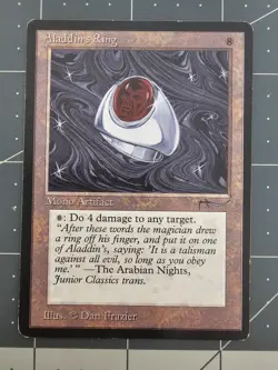 MTG ⭐ Arabian Nights ⭐ Aladdin's Ring ⭐ Vintage Legacy ⭐ - Image 1