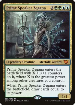 2x Prime Speaker Zegana Commander 2015 MP MTG - Image 1