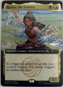 Katara, the Fearless (Extended Art) Media Promos Foil - Image 1