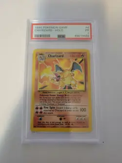 1999 Pokemon Charizard Holo Base Set Psa 1 - Image 1