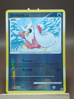 HP Pokemon Delibird 36/106 Great Encounters Reverse Holo - Image 1