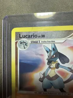Lucario 6/130 Diamond and Pearl Reverse Holo HP Pokemon TCG - Image 2