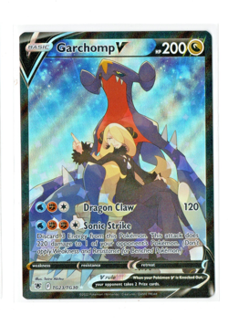 Pokemon TCG Garchomp V TG23/TG30 Swsh10: Astral Radiance Trainer Gallery Holo NM - Image 2