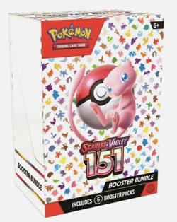 Pokemon 151 English Booster Bundle Factory Sealed (6 packs) - Image 1