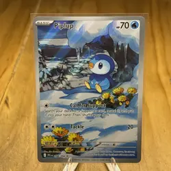 Pokemon TCG - Piplup Illustration Rare - Phantasmal Flames 98/94 NM - Image 1