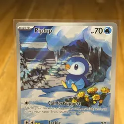 Pokemon TCG - Piplup Illustration Rare - Phantasmal Flames 98/94 NM - Image 3