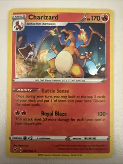 Charizard 025/185 Cracked Ice Holo Deck Exclusives Pokemon TCG - Image 1