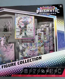 Pokemon TCG Prismatic Evolutions Premium Figure Collection Sealed New - Image 2