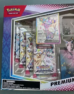 Pokemon TCG Prismatic Evolutions Premium Figure Collection Sealed New - Image 3