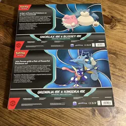 Pokemon Snorlax Ex & Blissey Ex + Greninja Kingdra Ex Special Collection Box - Image 2