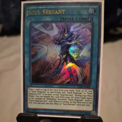 Yu-Gi-Oh Soul Servant LED6-EN003 Ultra Rare Unlimited Edition NM - Image 1