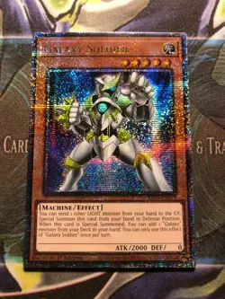 *** GALAXY SOLDIER *** QUARTER CENTURY SECRET RARE RA04-EN219 YUGIOH! - Image 1