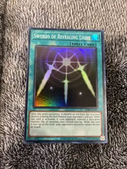 Yugioh! Swords of Revealing Light LOB-EN101 Super Rare Unlimited NM - Image 2