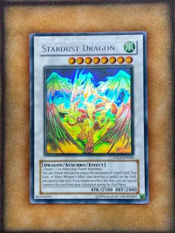 Yugioh Stardust Dragon TDGS-EN040 Ghost Rare NM (#1) - Image 1