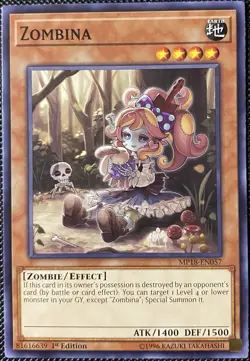 Zombina MP18-EN057 2018 Mega-Tins Mega Pack 1st Edition - Yugioh Card - Image 1