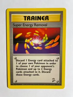 Super Energy Removal (108/130) Rare Base Set 2 Pokemon Card - NM - Image 1