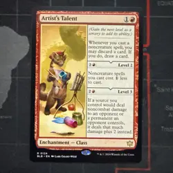 Artist's Talent: Bloomburrow Enchantment -Class - Regular MTG Commander Card - Image 1