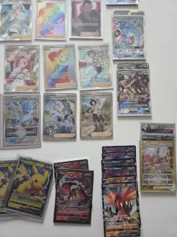 Large Pokemon Ultra Rare Lot! 59 Cards! Great Variety, full art, rainbow, GX +++ - Image 5