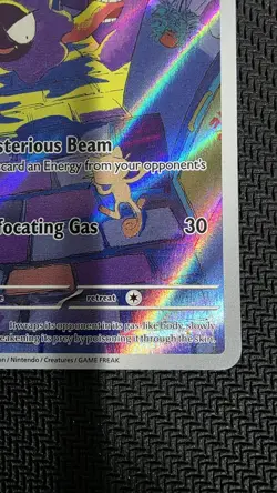 Pokemon TCG Gastly Illustration Rare Holo Card 177/162 Temporal Forces - Image 4