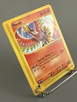 Ho-Oh # 52 WOTC Black Star PROMO "Pokemon Center NY" Stamped Card E- Reader NM - Image 2