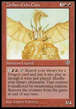 Zirilan of the Claw - Medium Play MTG Mirage - Image 1