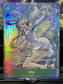 Uta Alternate Art OP13-023 One Piece Card Game English - Image 1