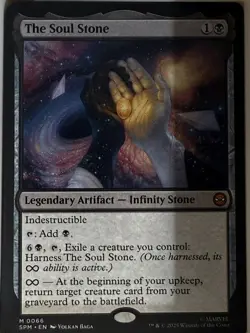 MTG Magic The Gathering Marvel's Spider-Man Card #66 The Soul Stone - Image 1