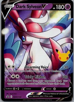 Dark Sylveon V Promo SWSH: Sword & Shield Promo Cards SWSH134 NM - Image 1