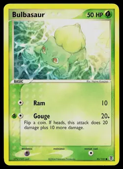 Pokemon Card - Bulbasaur FireRed & LeafGreen 55/112 Common Non Holo - Image 1