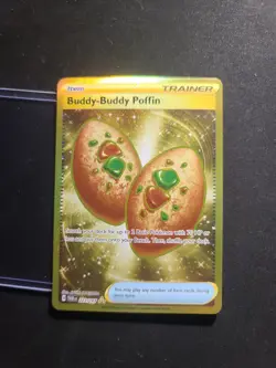 Pokemon TCG Buddy-Buddy Poffin Card 223/167 Twilight Masquerade Hyper Rare - Image 1