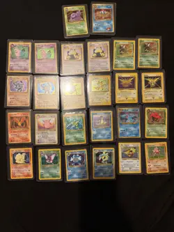 🔥 pokemon tcg vintage holo lot of 26 cards English & Japanese, some with swirls - Image 1