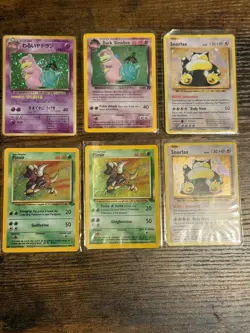 🔥 pokemon tcg vintage holo lot of 26 cards English & Japanese, some with swirls - Image 2