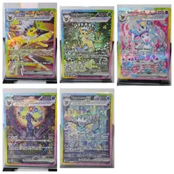 Pokemon Indonesia Set 9 Cards Eeveelution EX SV8a SAR Terastal Fest US SELLER - Image 2