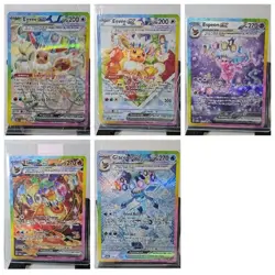 Pokemon Indonesia Set 9 Cards Eeveelution EX SV8a SAR Terastal Fest US SELLER - Image 3