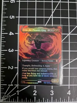 Ozai, the Phoenix King 0335 TLA Borderless Foil MTG Avatar NM/M - Image 1