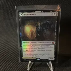 Eddie Brock M 0055 / Venom, Lethal Protector - MTG Marvel's Spider-Man FOIL - Image 2
