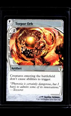 2024 MTG Magic the Gathering MB2 Mystery Booster 2 Future Sight #236 Torpor Orb - Image 1