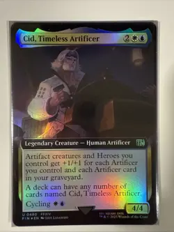 Cid, Timeless Artificer (Extended Art) Final Fantasy Foil - Image 1