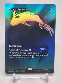 Mystic Remora Borderless Foil Avatar Last Airbender Magic The Gathering MTG - Image 1